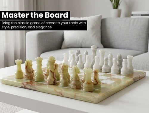 Premium marble chess set - marble,